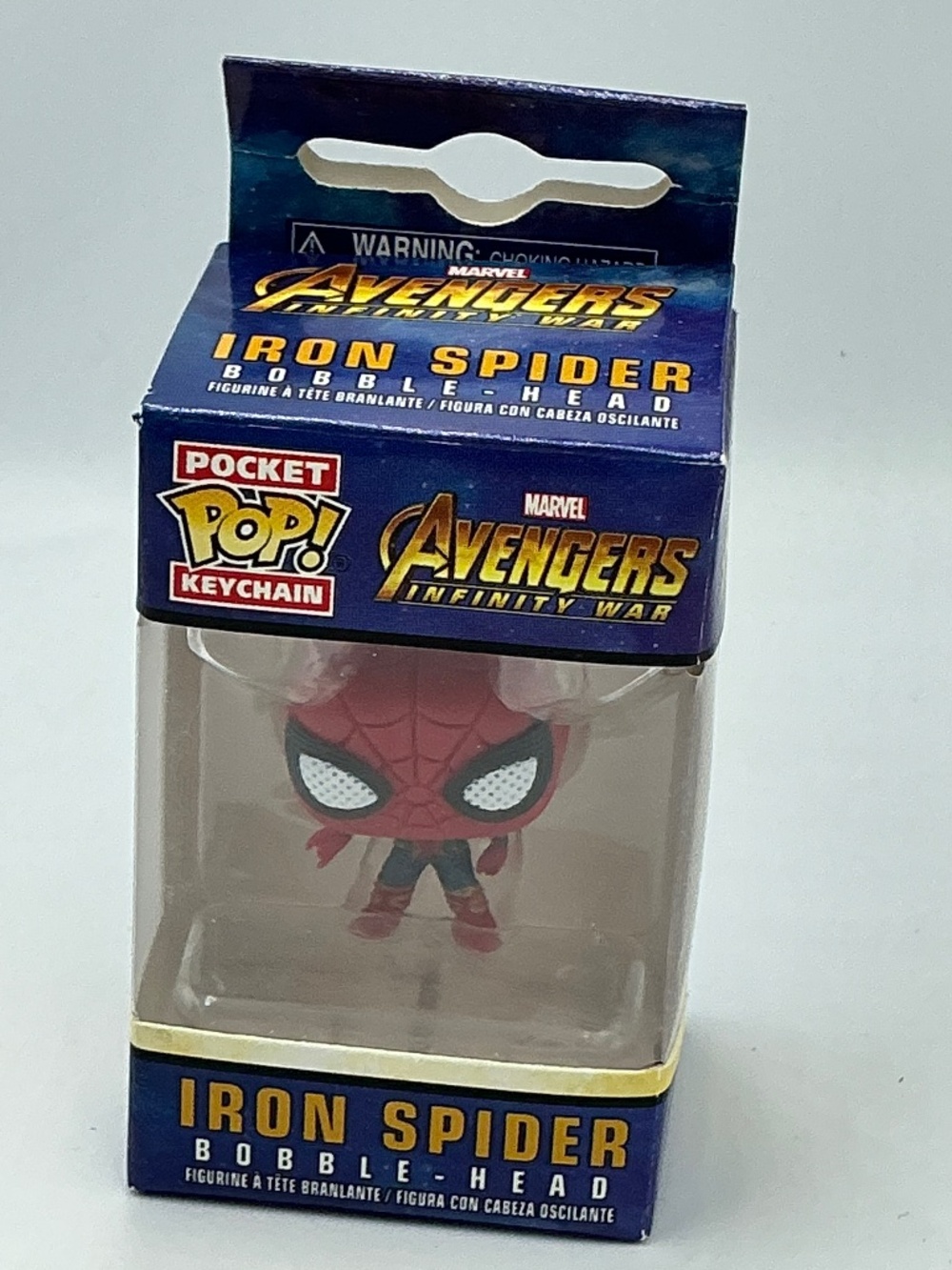 Funko Pocket Pop! Keychain Iron Spider Bobble Head Marvel Avengers Infinity War